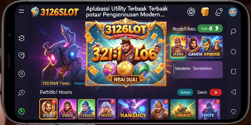 Tampilan antarmuka intuitif dari 3126SLOT untuk manajemen Utility.