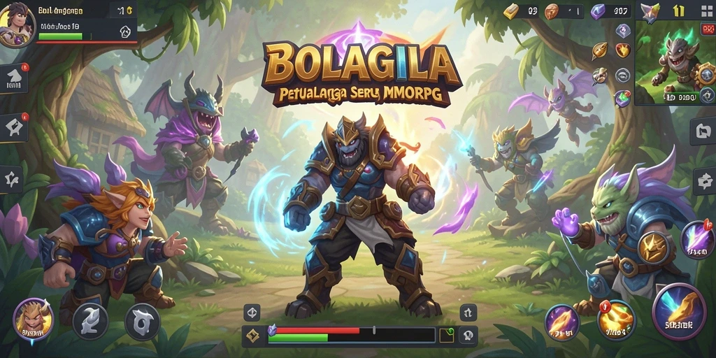 Tampilan gameplay BOLAGILA yang menarik di dunia MMORPG.