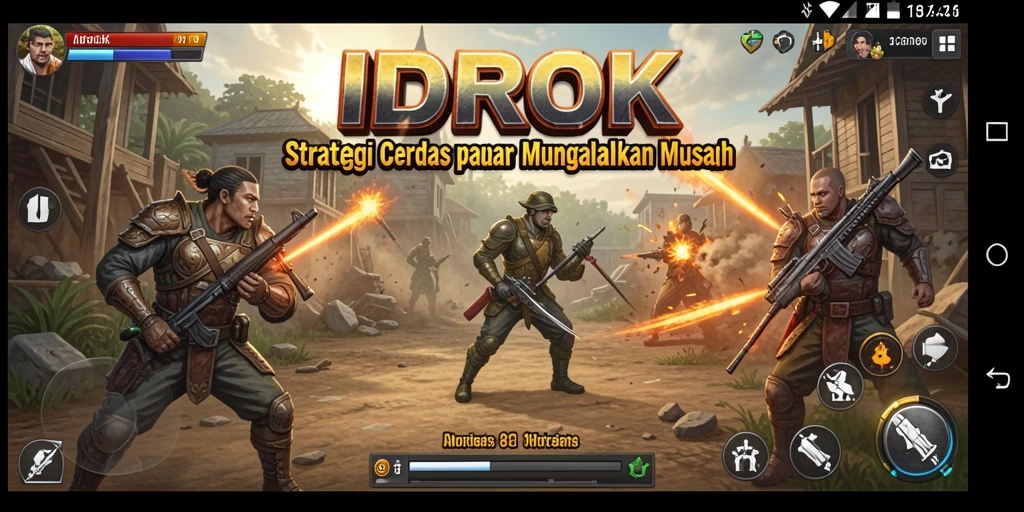 Tampilan gameplay IDROK yang menarik dan menantang.