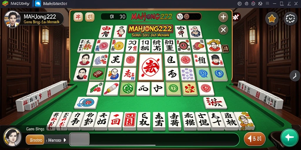 Tampilan seru gameplay Bingo MAHJONG222