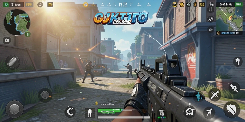 Tangkapan layar OJKTOTO menunjukkan aksi mendebarkan dalam gameplay TPS.