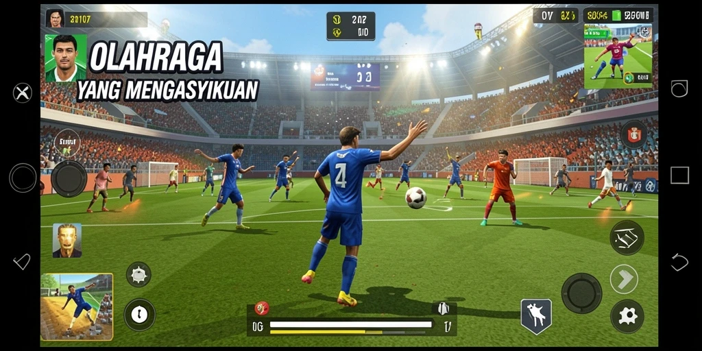 Tampilan utama gameplay SD107 yang seru dan kompetitif.