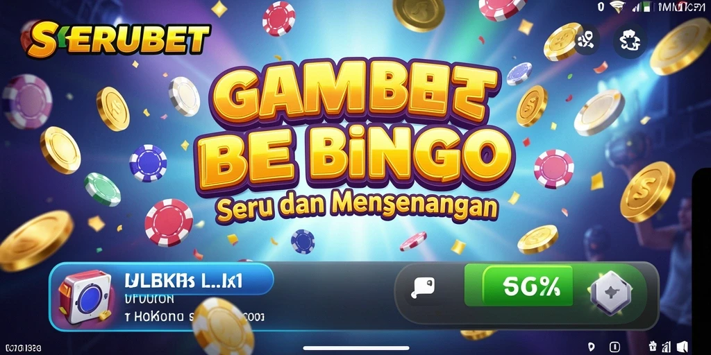 Tampilan gameplay SERUBET yang menarik dan warna-warni.