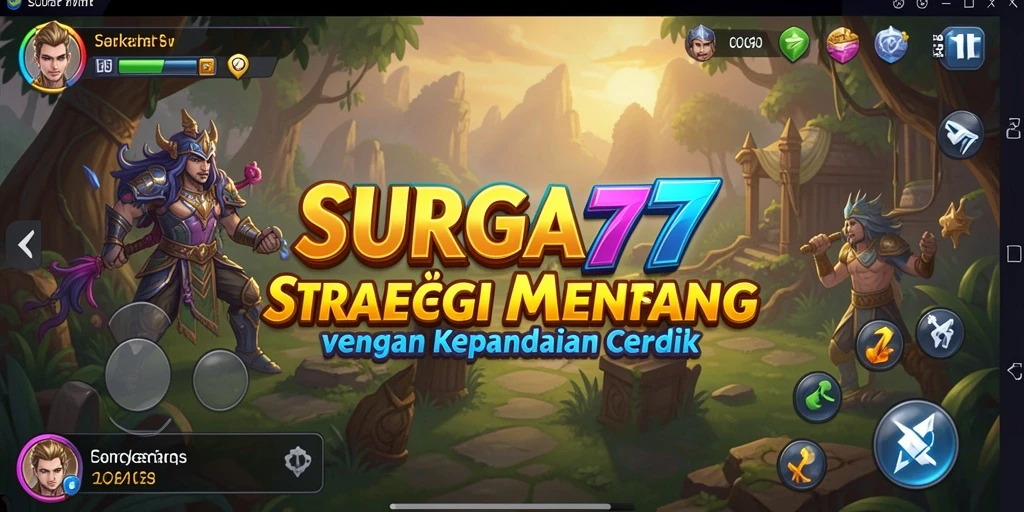 Screenshot gameplay <strong>SURGA77</strong> yang menampilkan pertarungan strategis yang intens.